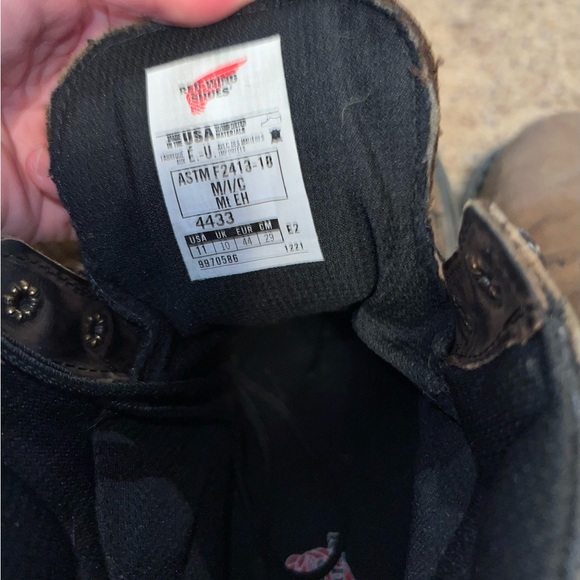 Red Wing WATERPROOF SAFETY TOE METGUARD BOOT Size 11 - Picture 6 of 9